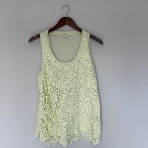 J Crew eyelet top